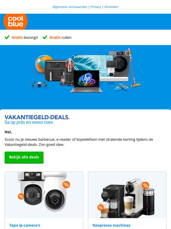 Vind nu de beste Vakantiegeld-deal voor jou