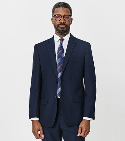 Regular Fit Plain Two Piece Suit Image