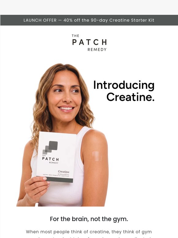 The New Creatine Patch has Launched! ⭐