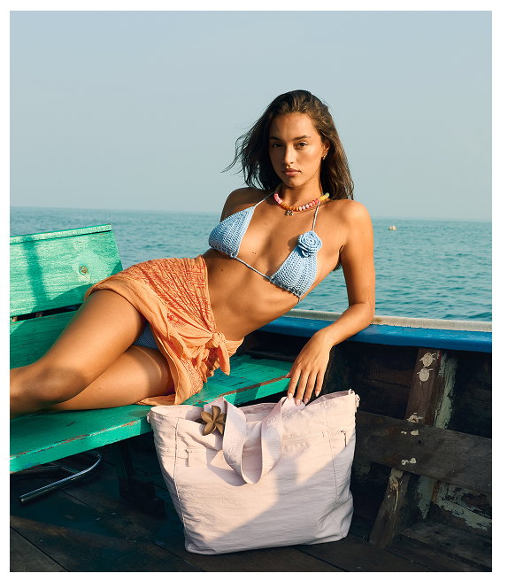 NERE  Bondi Nylon Large Tote Bag