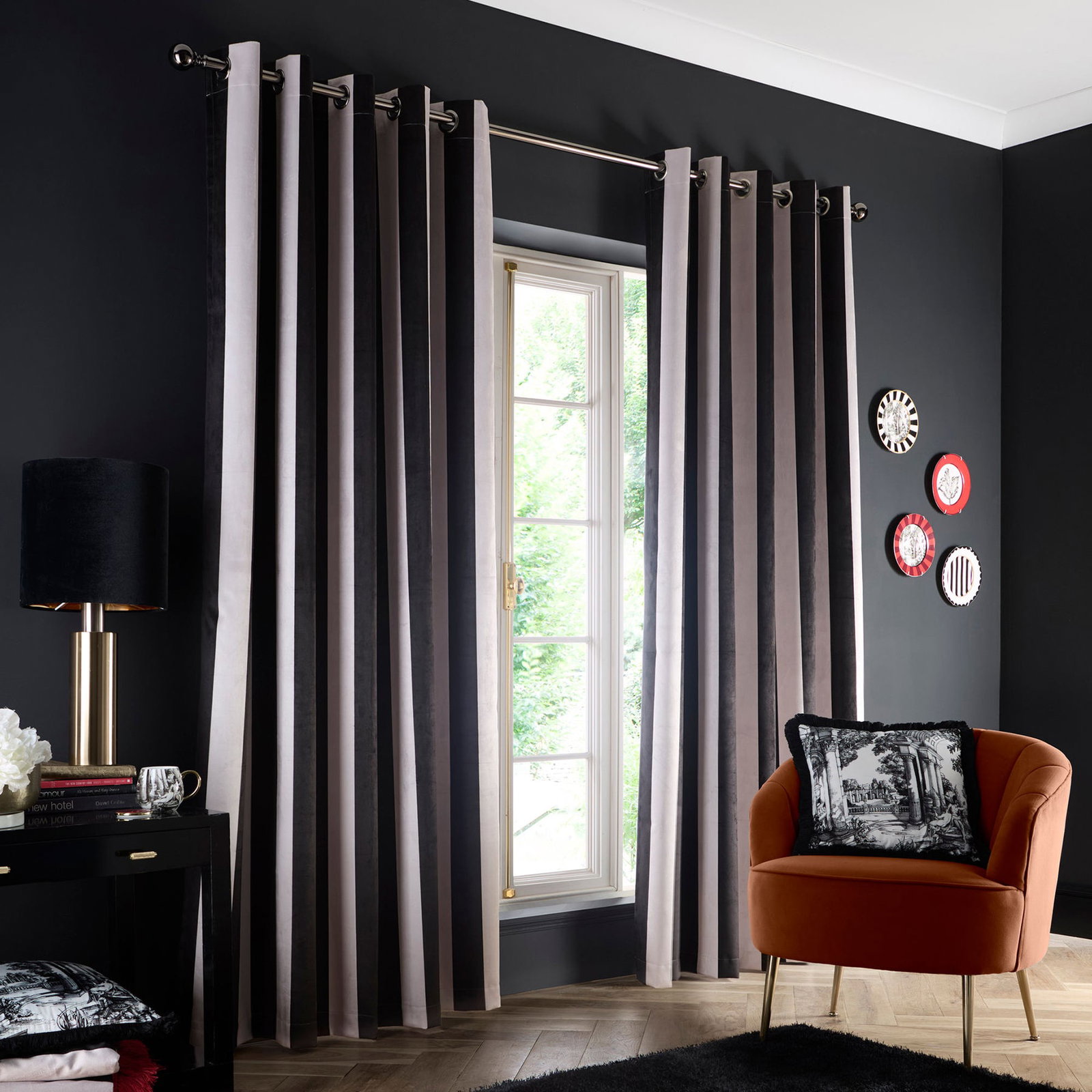 Laurence Llewelyn-Bowen Festivo Stripe Curtains