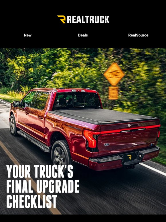 Your truck's upgrade checklist starts here