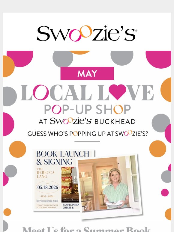 Tasting Party and Book Signing TODAY with Rebecca Lang