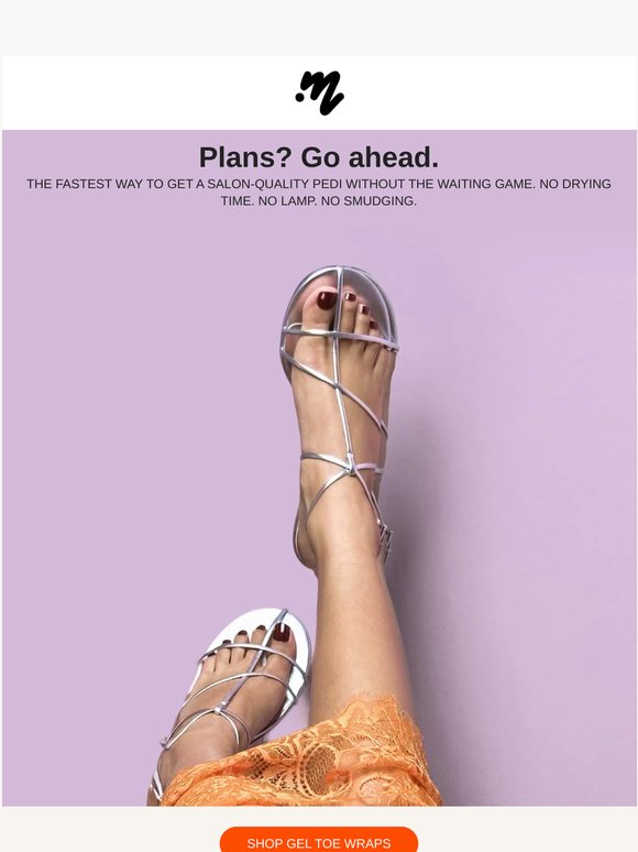 Nail your salon pedi in minutes 👣