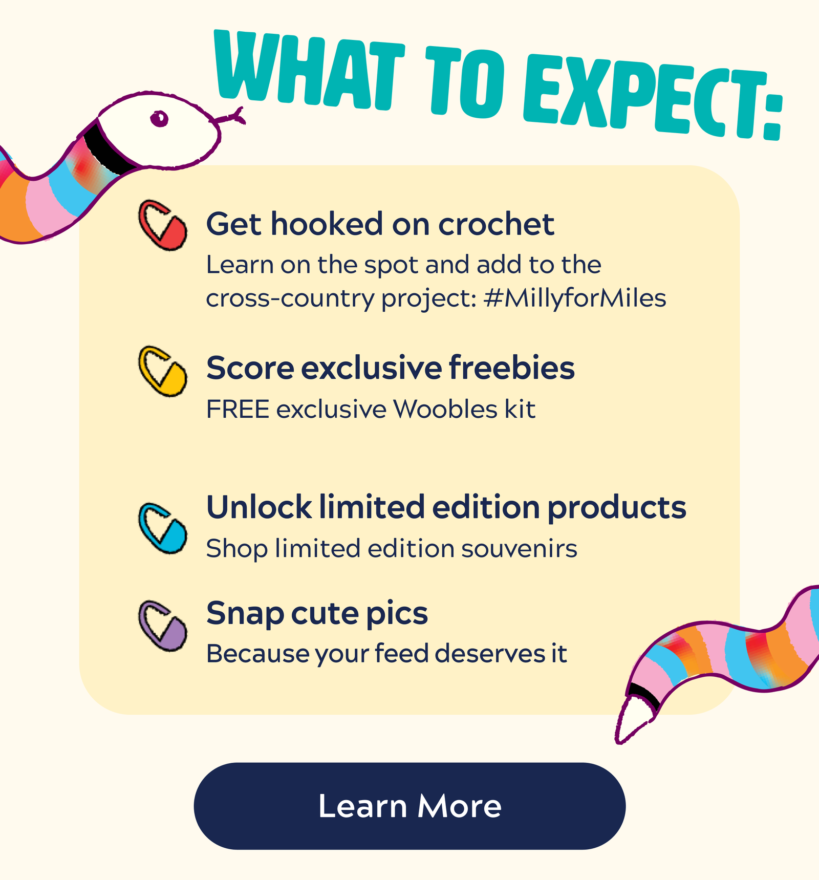 What to expect: [[Learn more]]