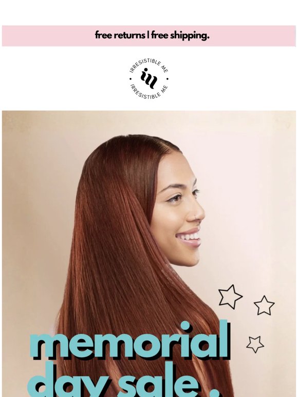 💙 Memorial Day Sale - Up to 50% OFF ☀️