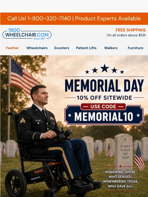Memorial Day Sale: Save 10% Sitewide
