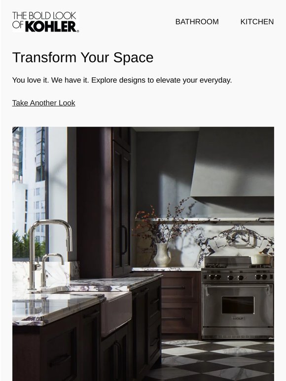 Explore the Best of KOHLER to Reimagine Your Space