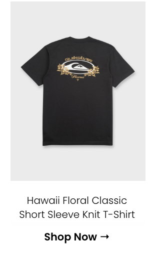 Hawaii Floral Classic Short Sleeve Knit T-Shirt