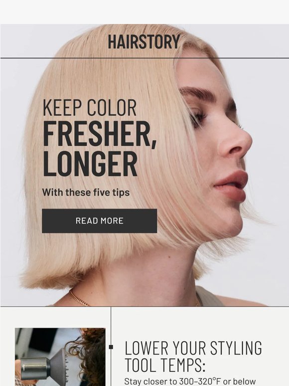The secret to longer-lasting color? Less damage