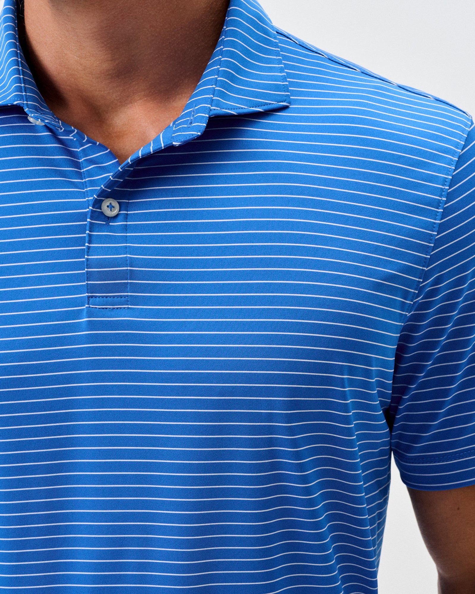 Image of Performance Jersey Polo - Beau Stripe