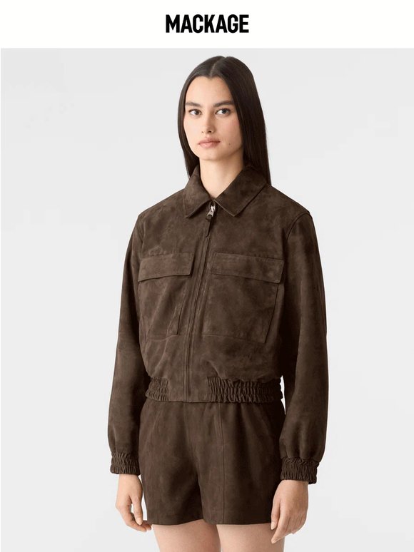 Web Exclusive Jackets: Unforgettable Suede