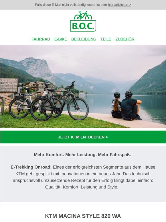 Mehr Komfort. Mehr Leistung. Mehr Fahrspaß.
