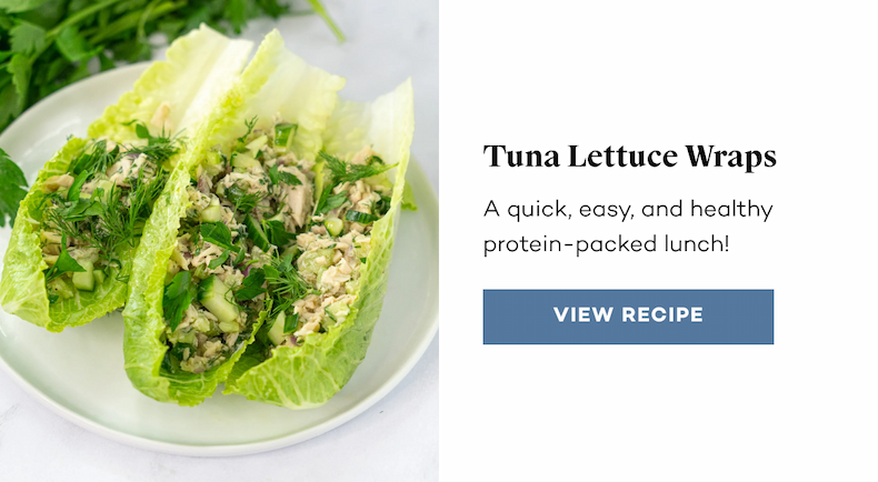 Tuna Lettuce Wraps
