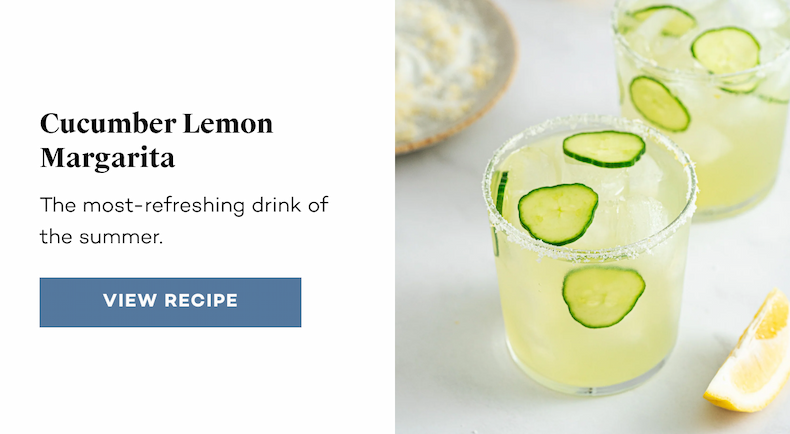 Cucumber Lemon Margarita