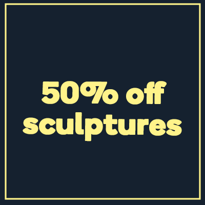 50% off sculptures