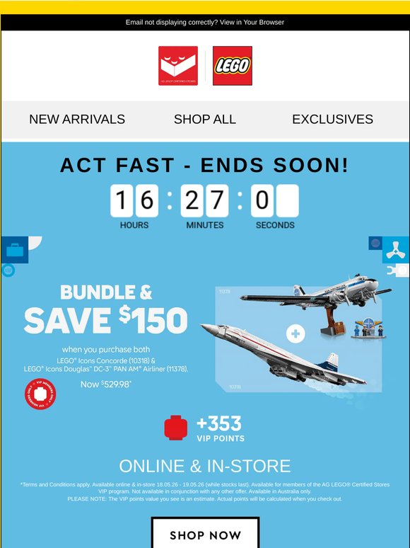 ⏰ ACT FAST TO SAVE $150 ⚠️