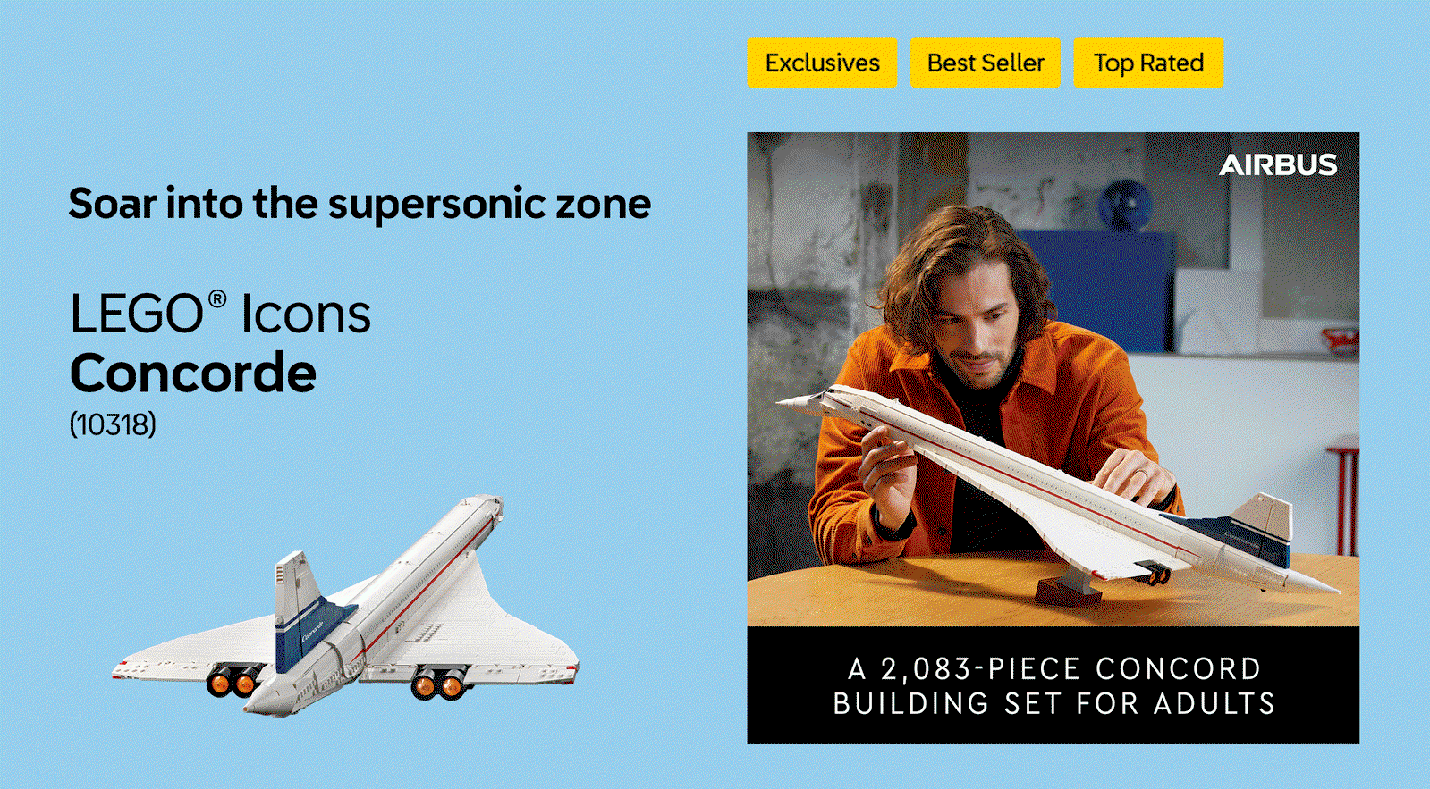 LEGO® Icons Concorde