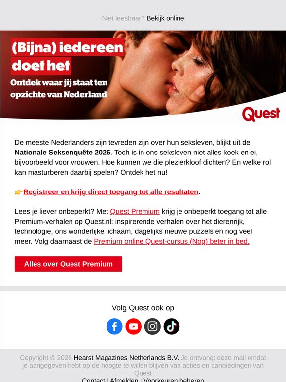 Hoe gemiddeld is jouw seksleven?