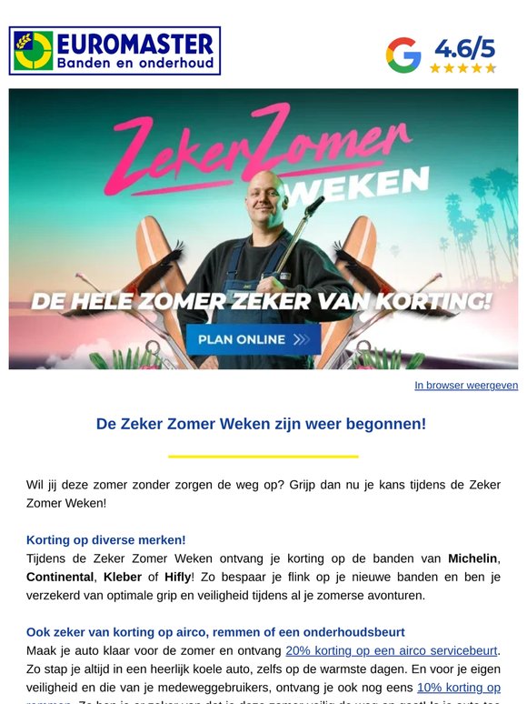 De Zeker Zomer Weken zijn weer begonnen! ☀️