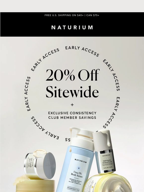 🚨 Sign Up + Get 20% Off Sitewide