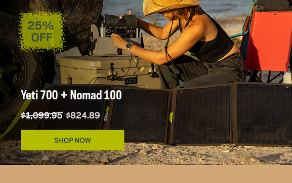 25% Off Yeti 700 + Nomad 100