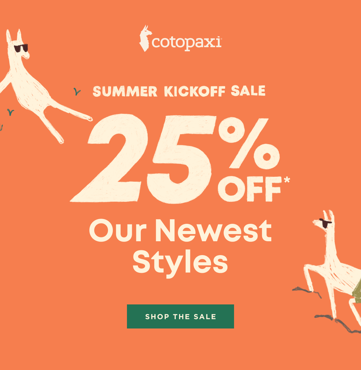 Summer Kickoff Sale