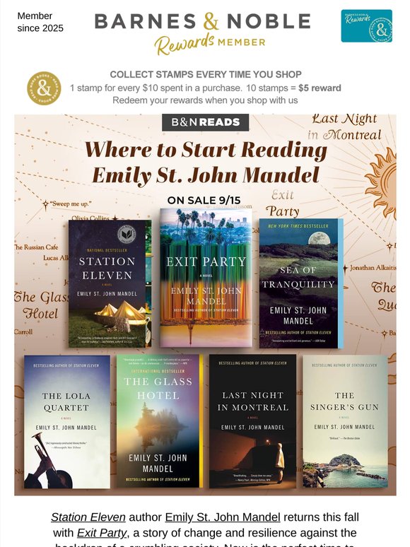 Spotlight on Emily St. John Mandel