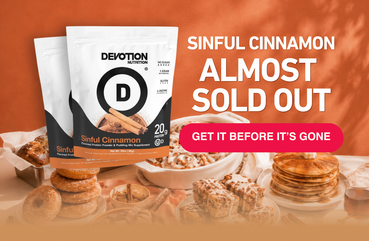 Sinful Cinnamon Flavor Protein Powder