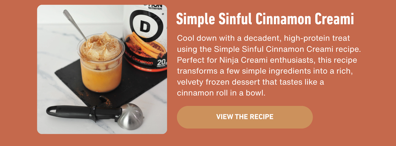 Simple Sinful Cinnamon Creami