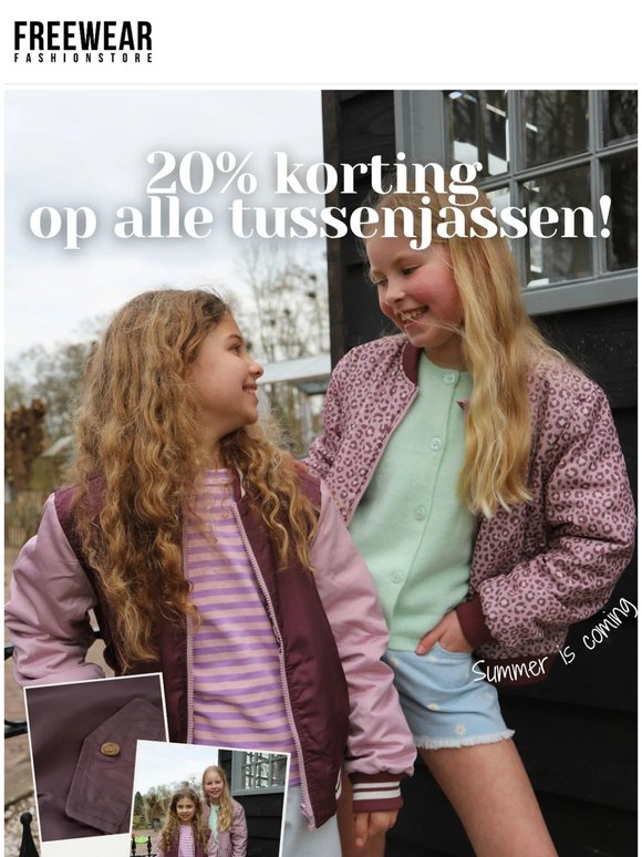 20% Korting op Alle Tussenjassen!
