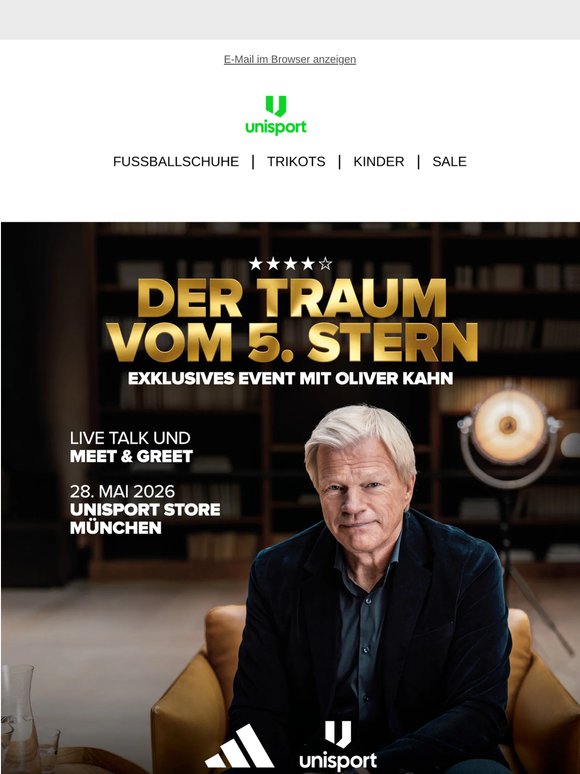 Oliver Kahn live in München – Gewinne exklusive Tickets