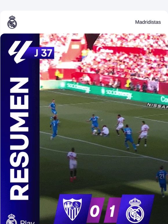 0-1: El Real Madrid gana al Sevilla en el Pizjuán