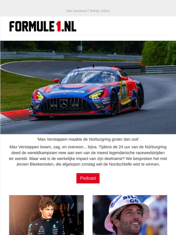 De Pitlane: 'Max Verstappen maakte de Nürburgring groter dan ooit'