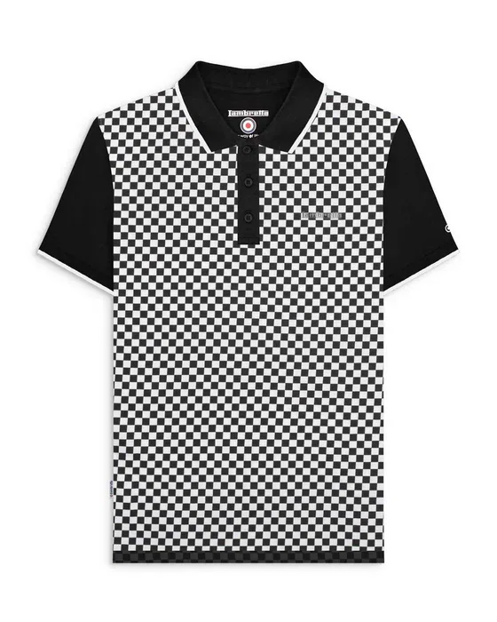 Two Tone AOP Polo