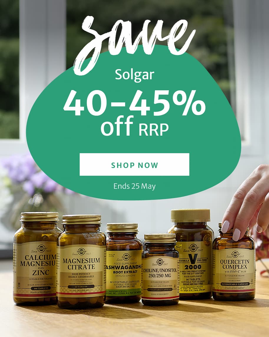 40-45% off RRP on Solgar