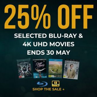 25% Off Blu-Ray & 4K UHD