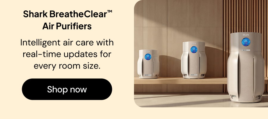 Shark BreatheClear Air Purifiers. Intelligent air care with real-time updates for every room size.