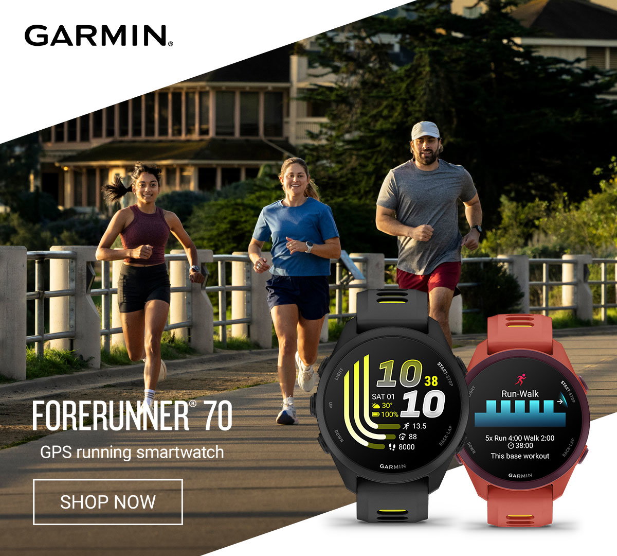 Garmin Forerunner® 70 GPS Running Smartwatches