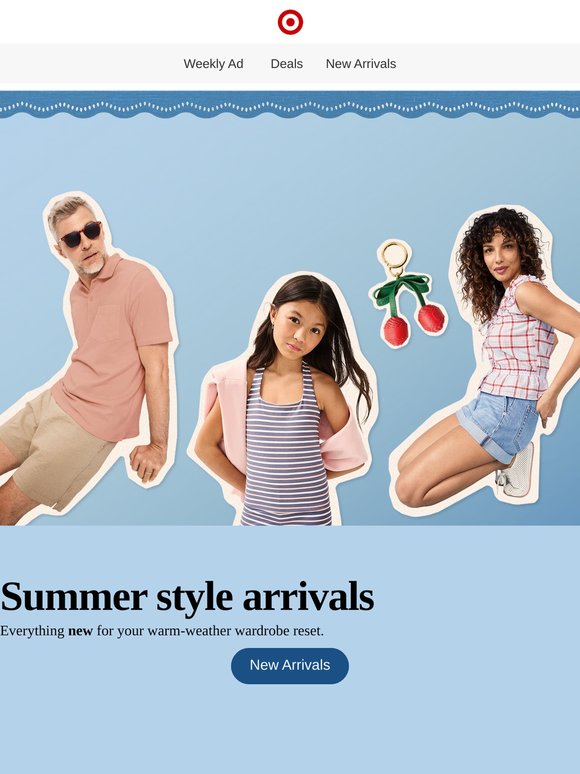 All the latest summer style arrivals.
