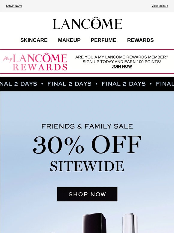 Still Thinking About it? 30% Off + FREE GIft on $130+ Ends Tomorrow!