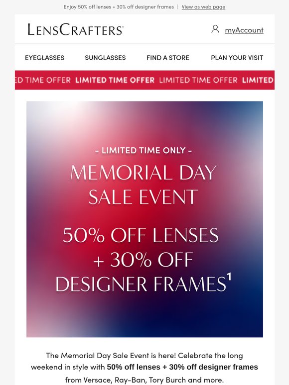 The Memorial Day Sale Event is here!