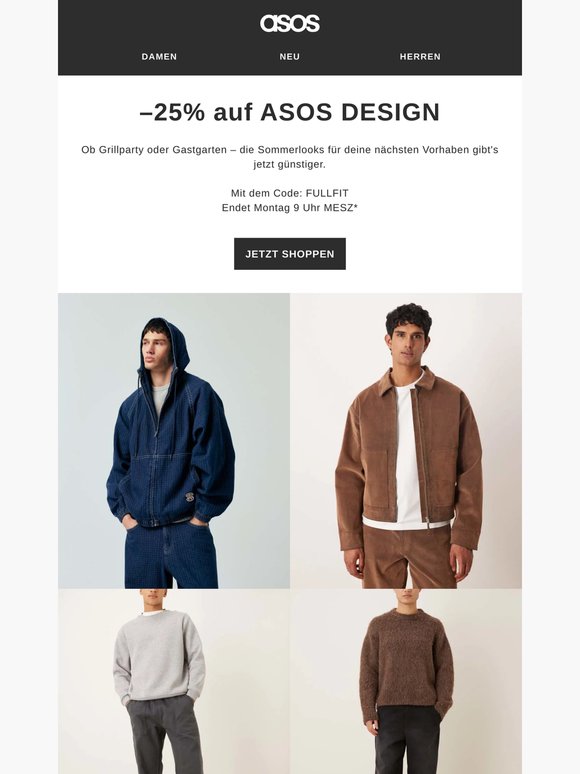 –25% auf ASOS DESIGN