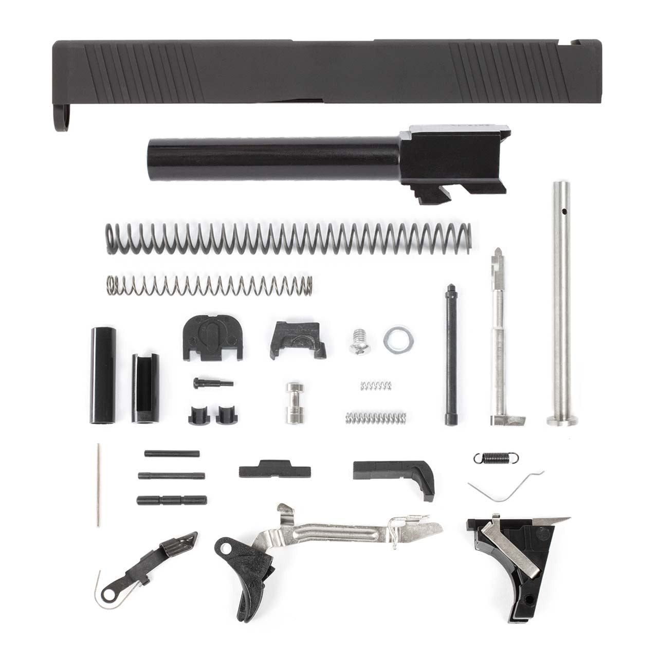 Image of Glock® 17 Compatible Pistol Build Kit w/ Front & Rear Serrated Slide