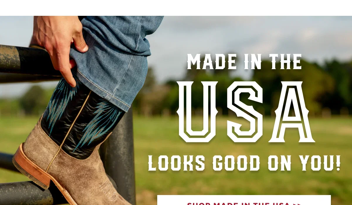 MADE IN THE USA LOOKS GOOD ON YOU | SHOP MADE IN USA >>