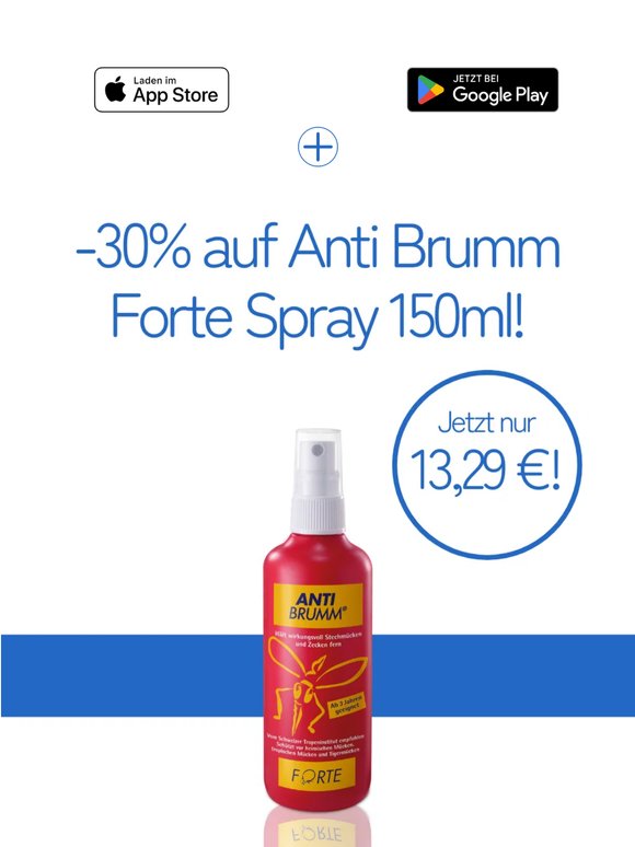 😍 -30% auf ANTI BRUMM® Forte 150ml Insektenschutz! 💙