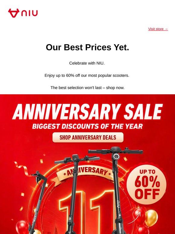 🎉 Anniversary Sale: The Biggest Discounts of the Year Are Here