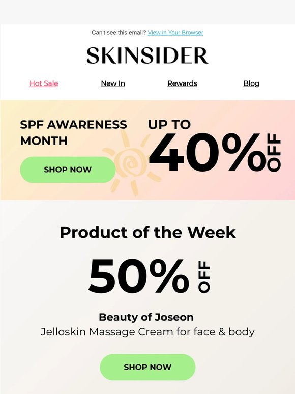 Product of the Week 💆‍♀️ BOJ Jelloskin Cream –50%