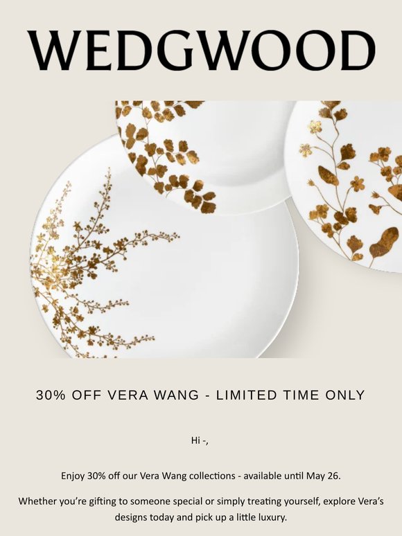 30% off Vera Wang