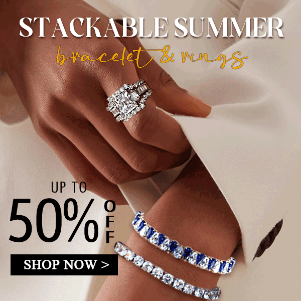 stackable rings and bracelets
